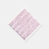 Roze Chinoiserie Decoupage Servet (Hoek)