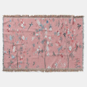 Roze Chinoiserie Deken (Voorkant)