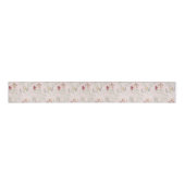 Roze Chinoiserie Grosgrain Lint (Voorkant)
