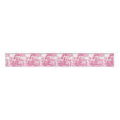 Roze Chinoiserie Grosgrain Lint (Voorkant)