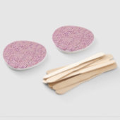 Roze Chinoiserie Handwaaier (Niet-gemonteerd)