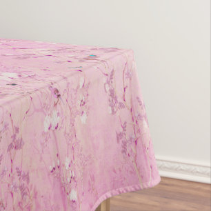 Roze Chinoiserie Katoen Eettafelkleed Tafelkleed