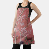 Roze Chinoiserie Keuken Koken Schort (Insitu)