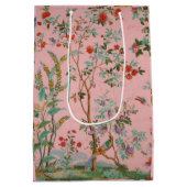 Roze Chinoiserie Medium Cadeauzakje (Achterkant)