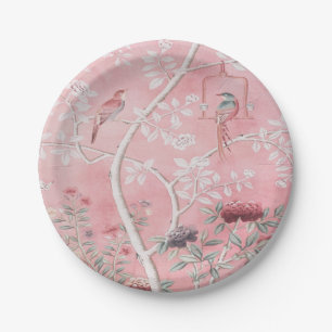 Roze Chinoiserie Papieren Bordje