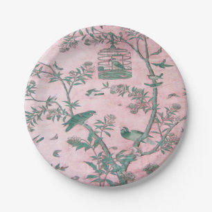 Roze Chinoiserie Papieren Bordje