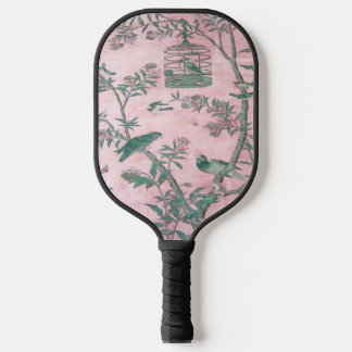 Roze Chinoiserie Pickleball Paddle