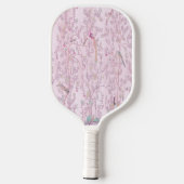Roze Chinoiserie Pickleball Paddle (Achterkant)