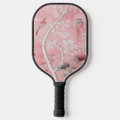 Roze Chinoiserie Pickleball Paddle (Achterkant)