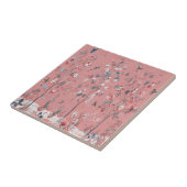 Roze Chinoiserie Tegeltje (Zijkant)