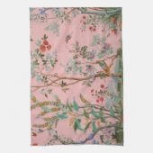 Roze Chinoiserie Theedoek (Verticaal)