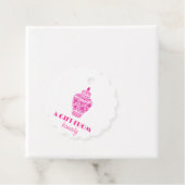 Roze Chinoserie Vase Gift Label (In situ)