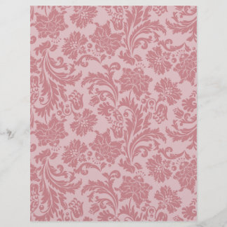 Roze Chintz Pattern Kaart Stock DIY Scrapbooking