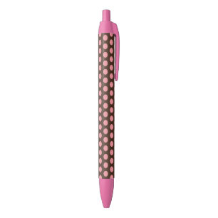 Roze chocolade Stippen die pen schrijven
