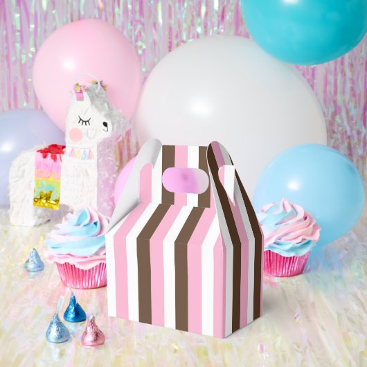 Roze chocolade vanille bedankdoosjes (Feest)