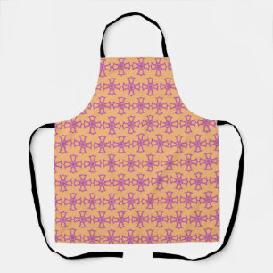 Roze Christelijk Kruis Modern Esthetische Kunst Schort