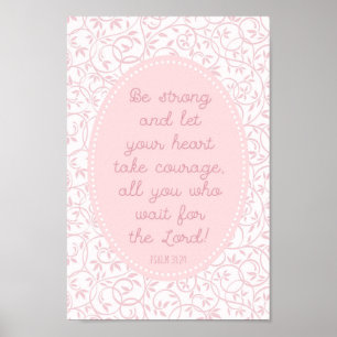 Roze Christelijke Wall Decor Afbeelding Moderne Ka Poster