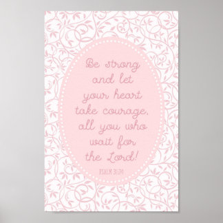 Roze Christelijke Wall Decor Afbeelding Moderne Ka Poster