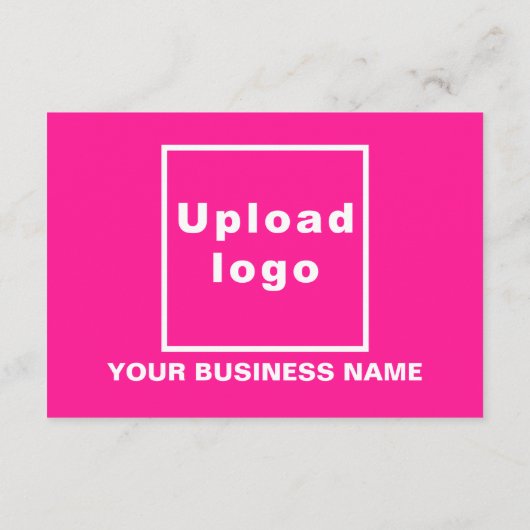 Roze | Christmas | Business | Kleine platte groet Kaart (Achterkant)