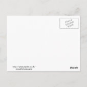 Roze CHRYSANTHEMUM Briefkaart (Achterkant)