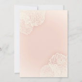 Roze chrysanthemum Floral sla de datum op Save The Date (Achterkant)