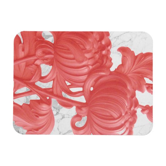 Roze Chrysanthemum Magneet (Horizontaal)