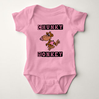 Roze Chunky Monkey Cute Baby One Piece Romper