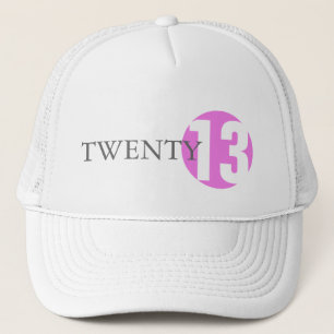 Roze cirkel moderne meisjes van klassieke leeftijd trucker pet