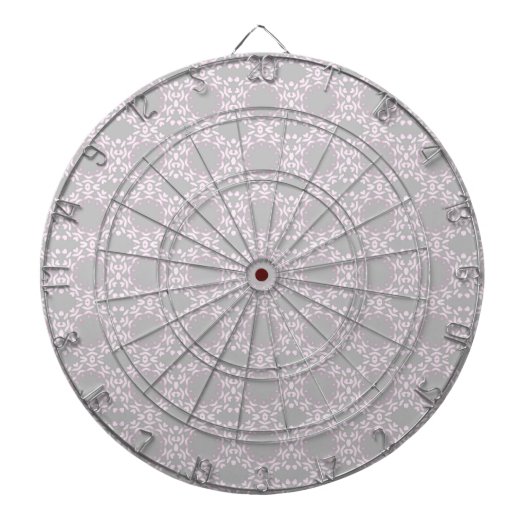 Roze cirkels dartbord (Voorkant)