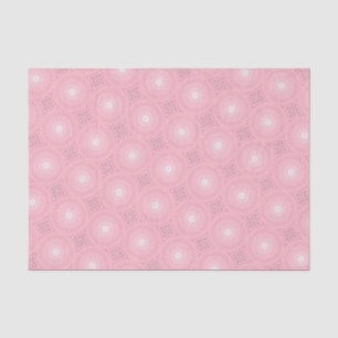 Roze cirkels patroon tissuepapier