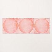 Roze cirkels yogamat (Achterkant (horizontaal))