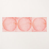 Roze cirkels yogamat (Voorkant (horizontaal))