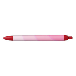 Roze cirkelvormige wervelingen ombre zwarte inkt pen