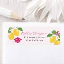 Roze Citroen Citrus Afstudeerfeest