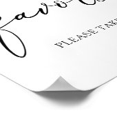 Roze Citrus bloemen gunsten teken Poster (Hoek)