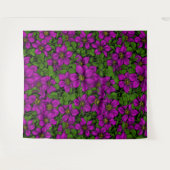 Roze Clematis vine Wandkleed (Voorkant (horizontaal))