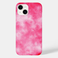 Roze cloud-effect iPhone/iPad-draagtas