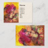 ROZE CLOWN VISITEKAARTJE (Voorkant / Achterkant)