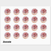 Roze Cockatoos Stickers (Vel)