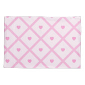 Roze Collectie met moderne spelden Kussensloop (Achterkant)