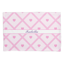 Roze Collectie met moderne spelden Kussensloop