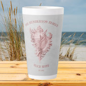 Roze conch Shell Latte Mok
