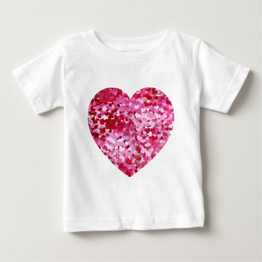 Roze confetti harten (Voorkant)