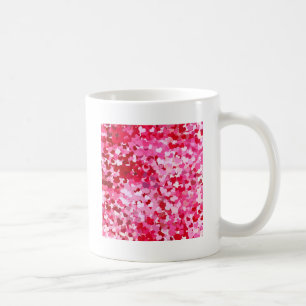 Roze Confetti Hearts Koffiemok