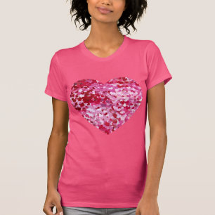 Roze Confetti Hearts T-shirt
