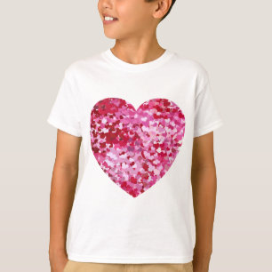 Roze Confetti Hearts T-shirt