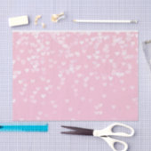 Roze Confetti Hearts Tissuepapier (Craft)