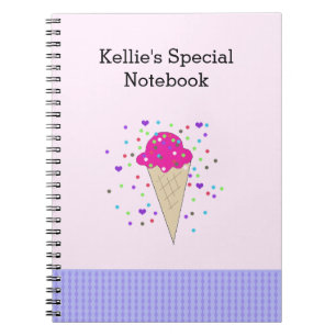 Roze Confetti Ijs Notes Notitieboek