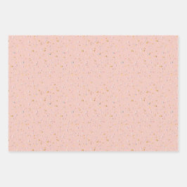 Roze Confetti pastelpapier Inpakpapier Vel