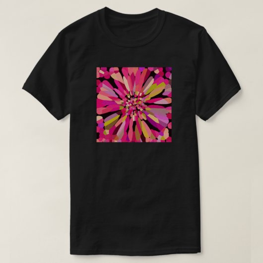Roze Confetti ventilator T-shirt (Design voorkant)